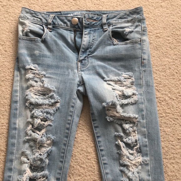 American eagle ripped skinny jeans - Picture 2 of 4
